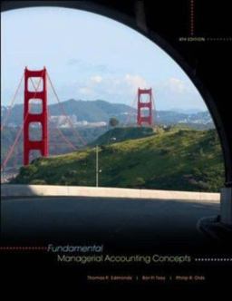 Fundamental Managerial Accounting Concepts 4th 9780073526799 Front Cover