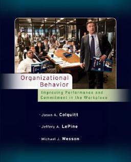Organizational Behavior Improving Performance and Commitment in the Workplace  9780073530086 Front Cover