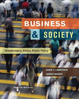 Business and Society Stakeholders, Ethics, Public Policy 12th 9780073530178 Front Cover