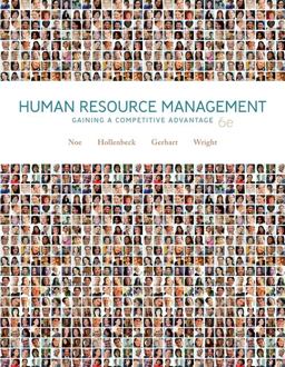 Human Resource Management Gaining a Competitive Advantage 6th 9780073530208 Front Cover