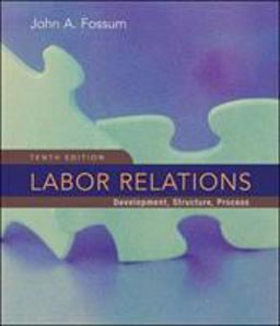 Labor Relations 10th 9780073530239 Front Cover