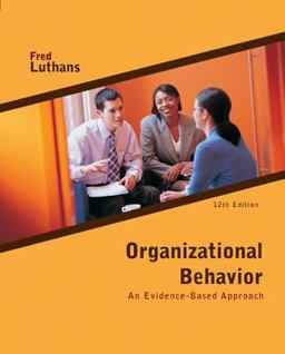 Organizational Behavior 12th 9780073530352 Front Cover