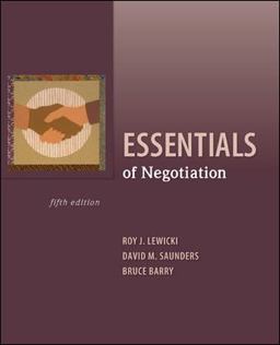 Essentials of Negotiation 5th 9780073530369 Front Cover