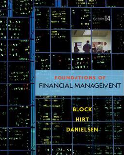 Foundations of Financial Management 14th 9780073530727 Front Cover