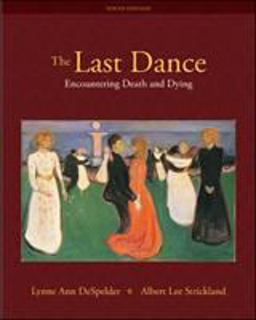 Last Dance Encountering Death and Dying 9th 9780073532011 Front Cover