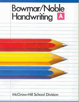 Handwriting Book a Pupil Edition 1988