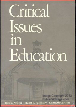 Critical Issues in Education Critical Issues in Education