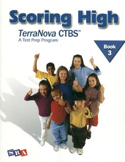 Scoring High on the TerraNova CTBS, Student Edition, Grade 3