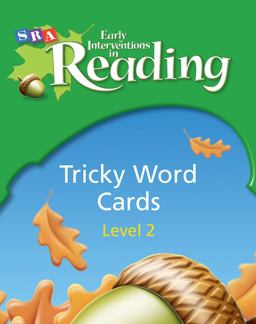 Early Interventions in Reading Level 2, Tricky Word Cards (Pkg. Of 50)