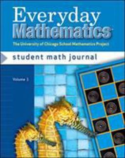 Everyday Mathematics, Grade 2 The University of Chicago School Mathematics Project: Student Math Journal, Volume 1 3rd 9780076045549 Front Cover