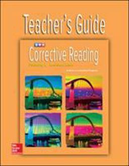 Corrective Reading Decoding Level a, Teacher Guide