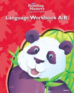 Reading Mastery Language Arts Strand Grade K, Workbook a & B