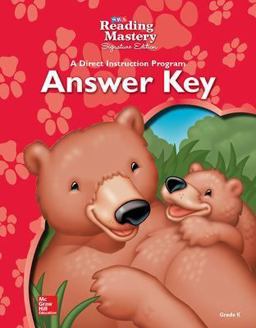 Reading Mastery - Reading Answer Key - Grade K