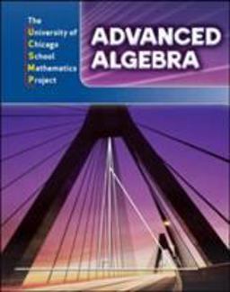 Advanced Algebra 3rd 9780076213924 Front Cover