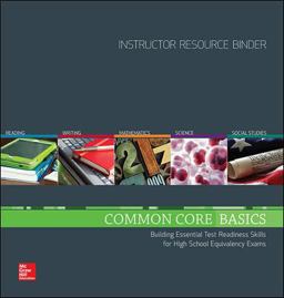 Common Core Basics, Instructor Resource Binder Package