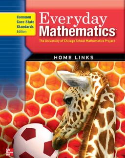 Everyday Mathematics, Grade 1, Consumable Home Links