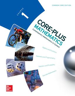 Core Plus Mathematics, Course 1, Student Edition