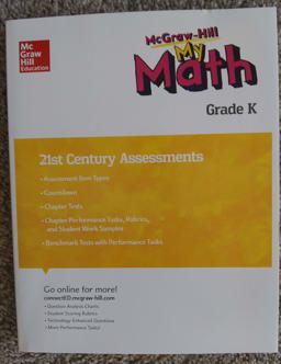 MH My Math 21st Century Assessment Grade K