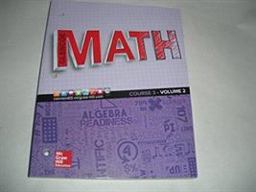 Glencoe Math 2016, Course 3 Student Edition, Volume 2
