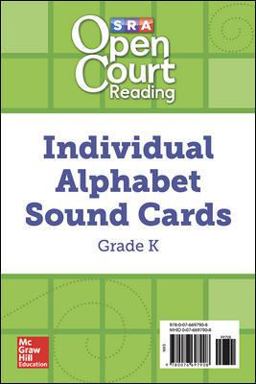 Open Court Reading Grade K Individual Alphabet Sound Cards