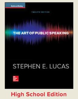 The Art of Public Speaking: 12th 9780076703289 Front Cover