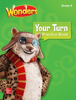 Wonders, Your Turn Practice Book, Grade 4  9780076785131 Front Cover