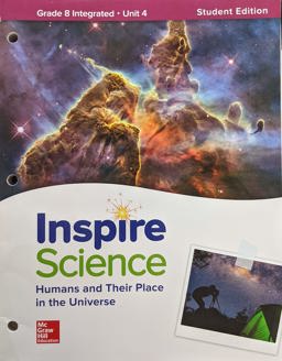 Inspire Science: Integrated G8 Write-In Student Edition Unit 4