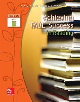 Achieving TABE Success in Reading, Level e Workbook