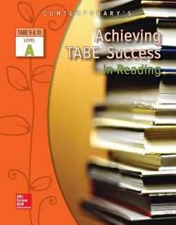 Achieving TABE Success in Reading, Level a Workbook