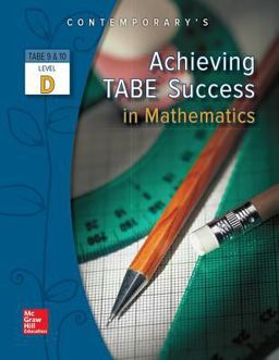 Achieving TABE Success in Mathematics, Level d Workbook