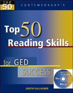Top 50 Reading Skills for GED Success, Student Text with CD-ROM