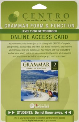 Grammar Form and Function - Level 2 - Online Workbook