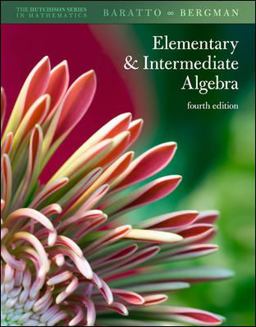 Student Solutions Manual Elementary and Intermediate Algebra