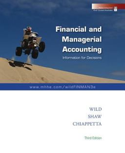 Financial and Managerial Accounting