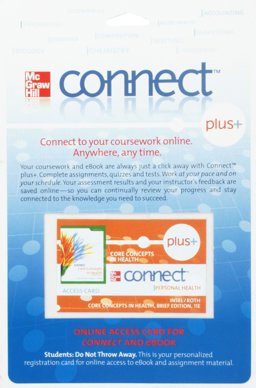 Connect Personal Health Plus Access Card for Core Concepts in Health, Brief
