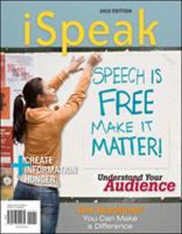 iSpeak Public Speaking for Contemporary Life 3rd 9780077309435 Front Cover