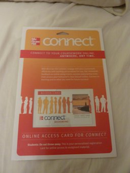 Connect Accounting with LearnSmart 1 Semester Access Card for Managerial Accounting