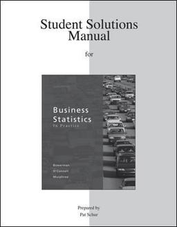 Student Solutions Manual for Business Statistics in Practice