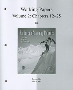 Working Papers (print) Vol 2 for FAP Volume 2 (CH 12-25)