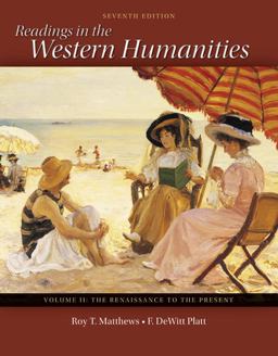Readings in the Western Humanities 7th 9780077338497 Front Cover