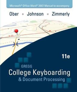 Gregg College Keyboarding and Document Processing