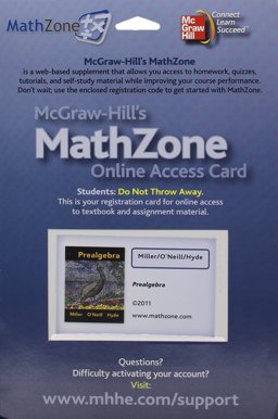 MathZone Access Card for Prealgebra