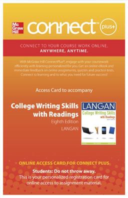 College Writing Skills with Readings