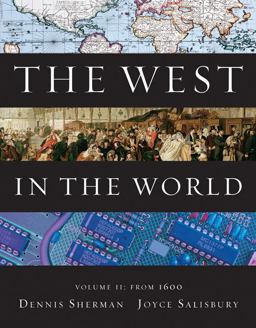 West in the World from 1600 4th 9780077367602 Front Cover