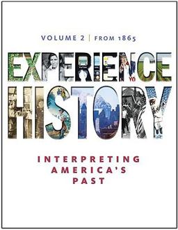 Experience History from 1865 7th 9780077368326 Front Cover