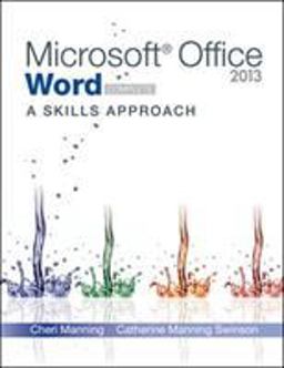 Microsoft Office Word 2013: a Skills Approach, Complete