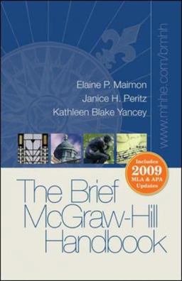 Brief McGraw-Hill Handbook  9780077396220 Front Cover