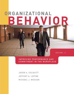 Organizational Behavior Improving Performance and Commitment in the Workplace 2nd 9780077398224 Front Cover