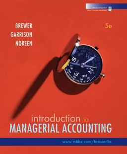Loose-Leaf Version Introduction to Managerial Accounting 5th 9780077399894 Front Cover
