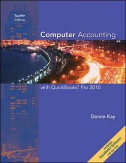 Computer Accounting with Quickbooks Pro 2010 12th 9780077408756 Front Cover